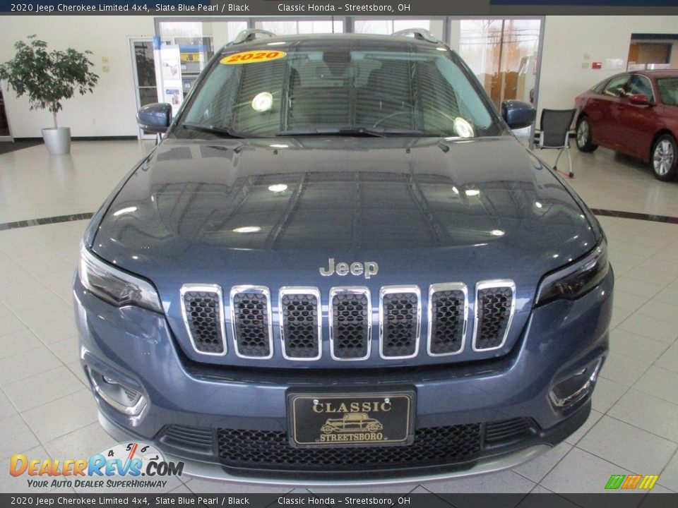 2020 Jeep Cherokee Limited 4x4 Slate Blue Pearl / Black Photo #2