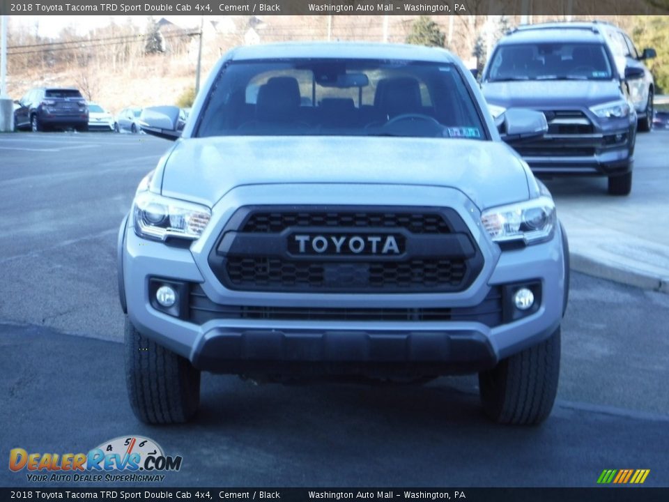 2018 Toyota Tacoma TRD Sport Double Cab 4x4 Cement / Black Photo #13