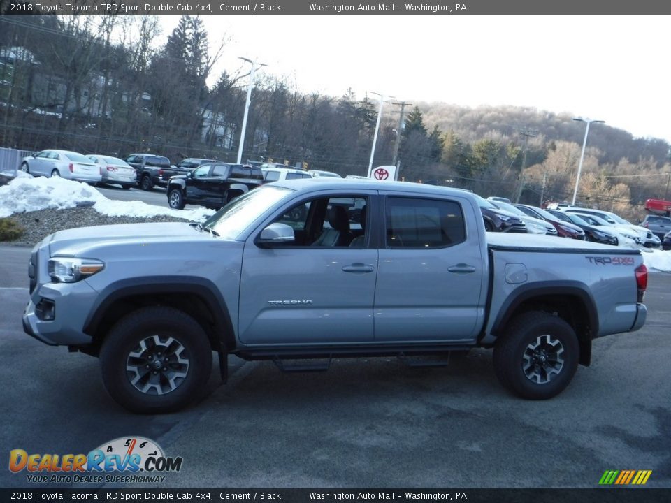 2018 Toyota Tacoma TRD Sport Double Cab 4x4 Cement / Black Photo #15