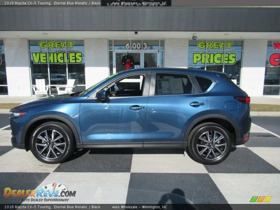 2018 Mazda CX-5 Touring Eternal Blue Metallic / Black Photo #1