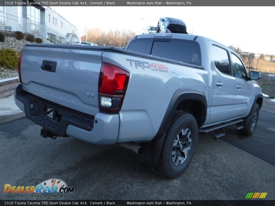 2018 Toyota Tacoma TRD Sport Double Cab 4x4 Cement / Black Photo #17