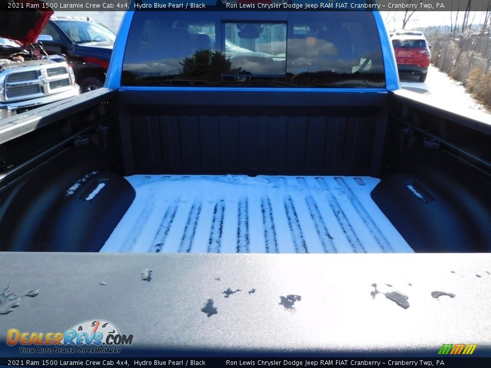 2021 Ram 1500 Laramie Crew Cab 4x4 Hydro Blue Pearl / Black Photo #7
