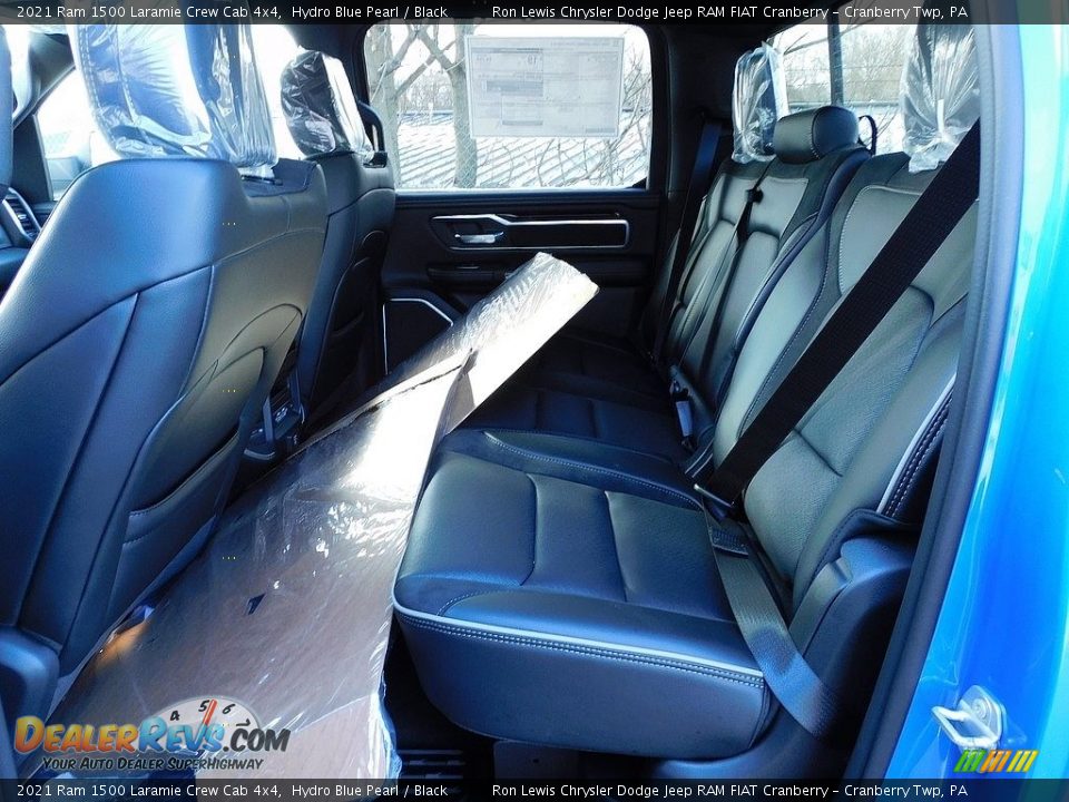 Rear Seat of 2021 Ram 1500 Laramie Crew Cab 4x4 Photo #12