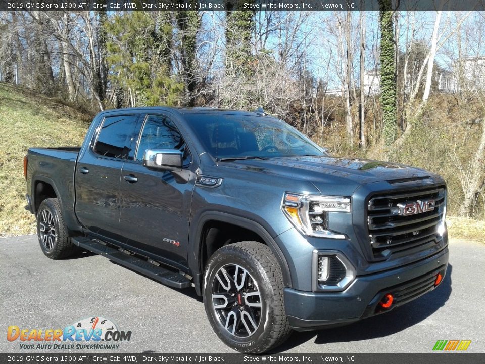 2019 GMC Sierra 1500 AT4 Crew Cab 4WD Dark Sky Metallic / Jet Black Photo #4