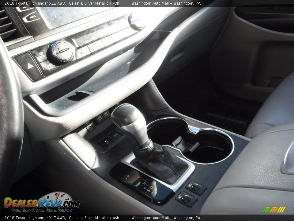 2018 Toyota Highlander XLE AWD Celestial Silver Metallic / Ash Photo #20