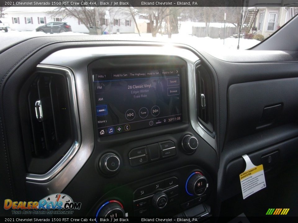 2021 Chevrolet Silverado 1500 RST Crew Cab 4x4 Black / Jet Black Photo #21