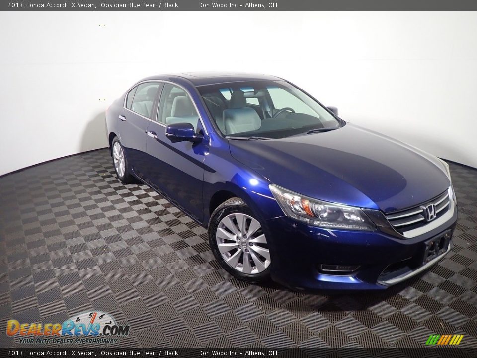 2013 Honda Accord EX Sedan Obsidian Blue Pearl / Black Photo #5