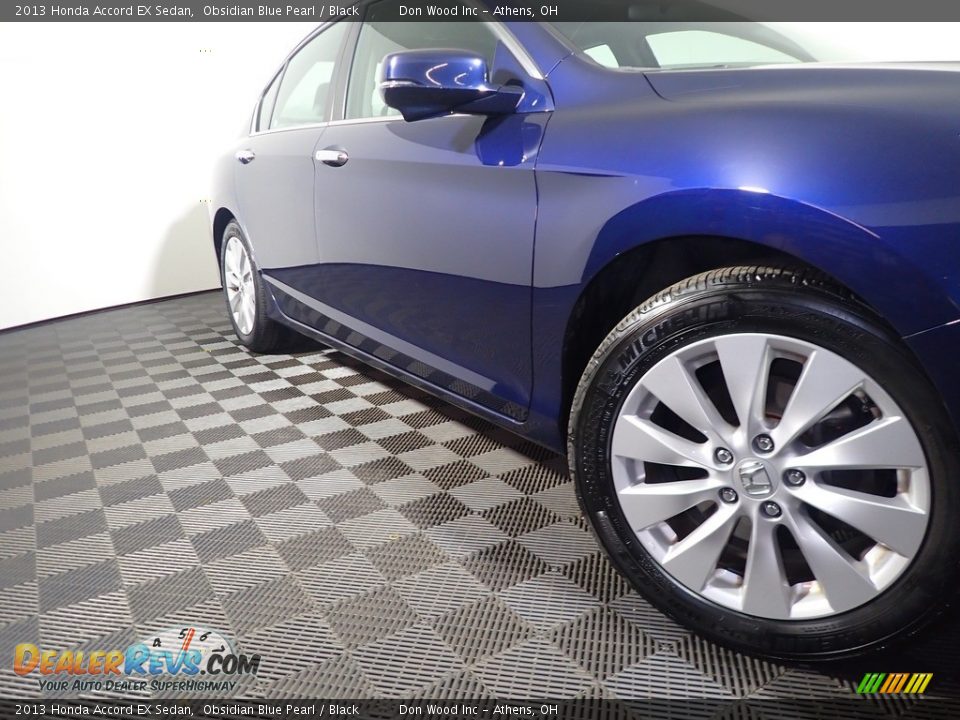 2013 Honda Accord EX Sedan Obsidian Blue Pearl / Black Photo #6