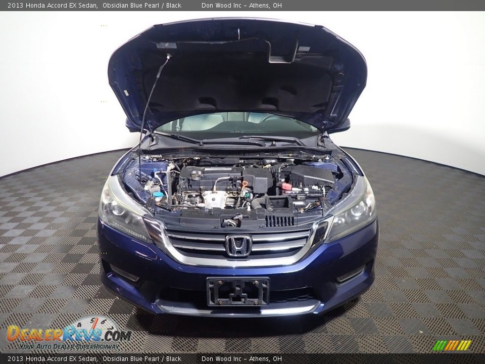 2013 Honda Accord EX Sedan Obsidian Blue Pearl / Black Photo #8