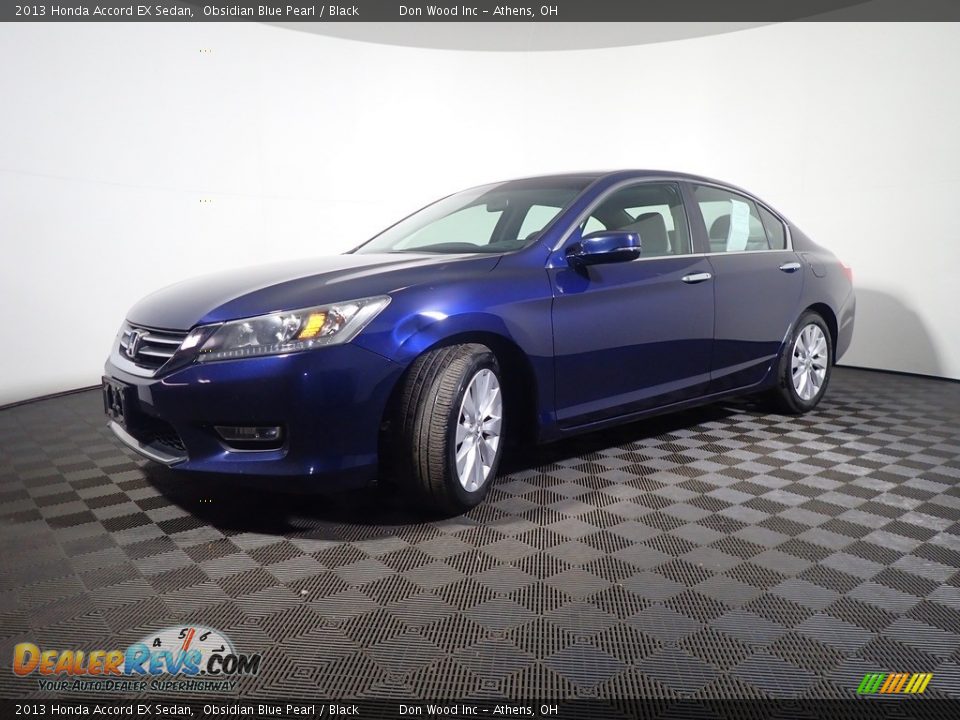 2013 Honda Accord EX Sedan Obsidian Blue Pearl / Black Photo #10