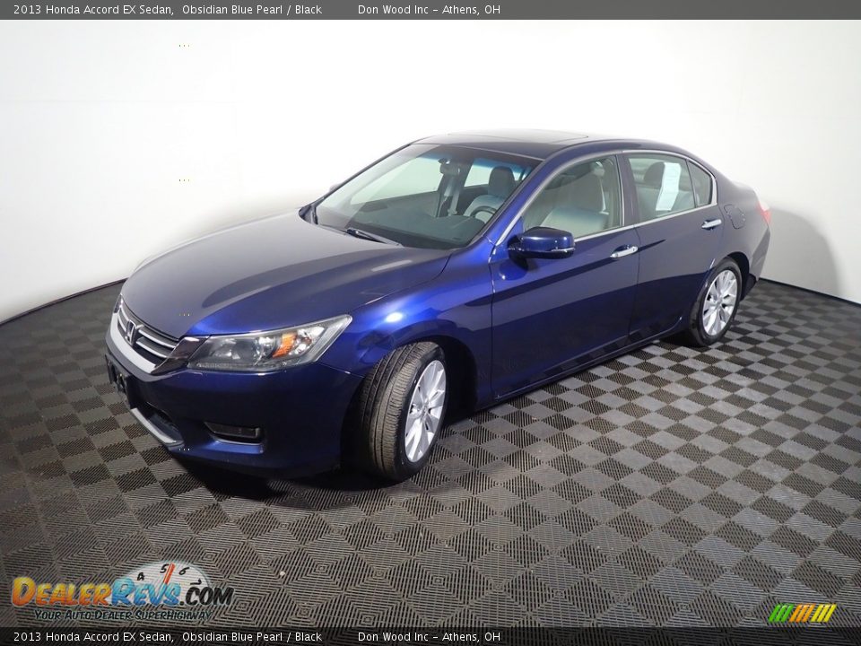 2013 Honda Accord EX Sedan Obsidian Blue Pearl / Black Photo #11