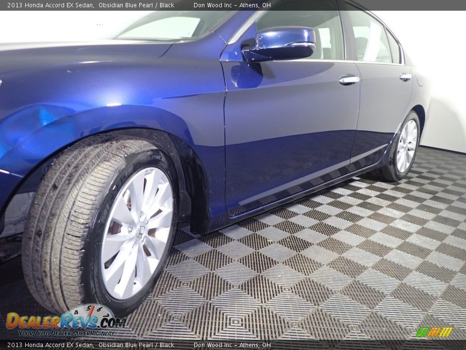 2013 Honda Accord EX Sedan Obsidian Blue Pearl / Black Photo #12
