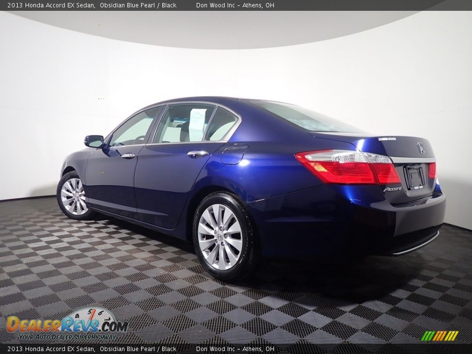 2013 Honda Accord EX Sedan Obsidian Blue Pearl / Black Photo #13