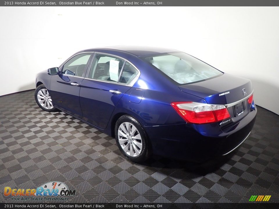 2013 Honda Accord EX Sedan Obsidian Blue Pearl / Black Photo #14