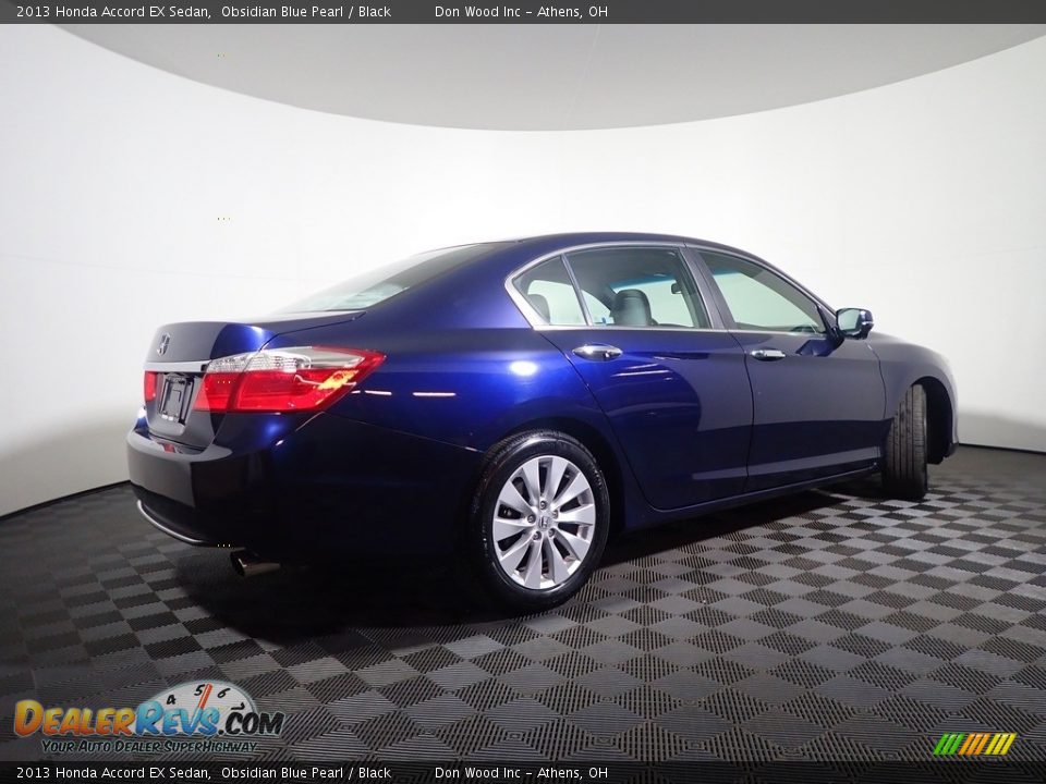 2013 Honda Accord EX Sedan Obsidian Blue Pearl / Black Photo #18