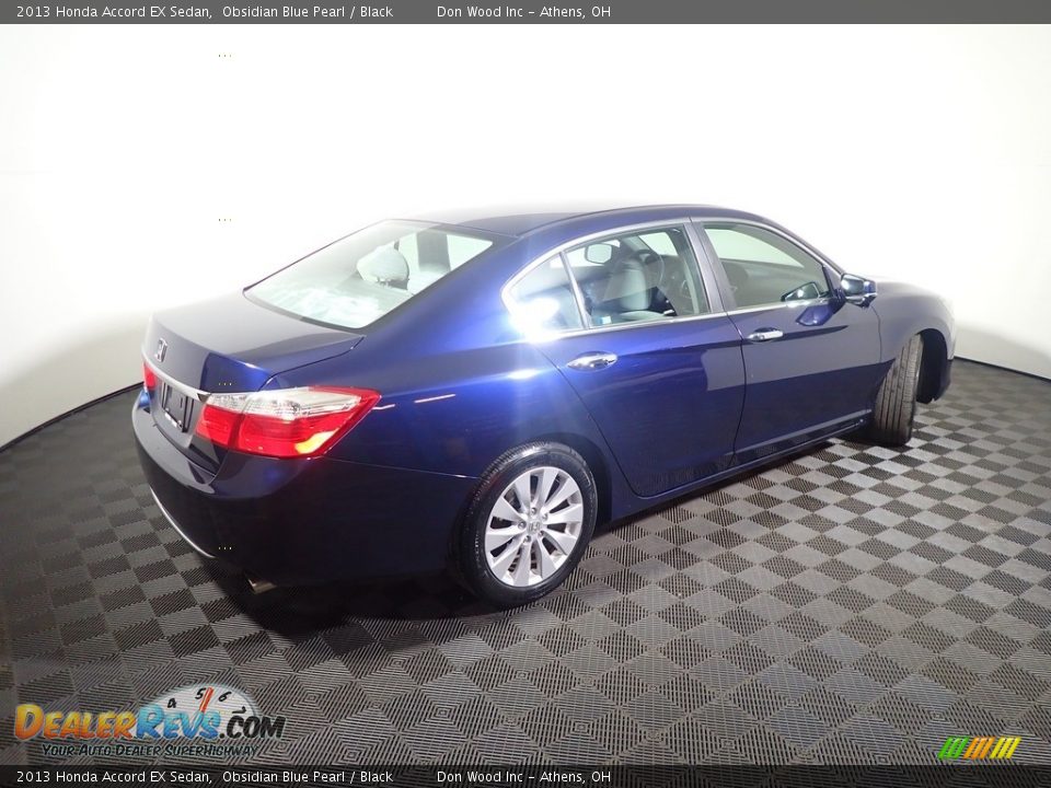 2013 Honda Accord EX Sedan Obsidian Blue Pearl / Black Photo #19