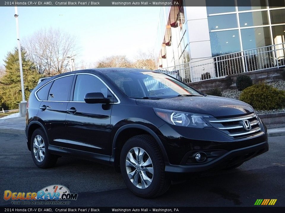 2014 Honda CR-V EX AWD Crystal Black Pearl / Black Photo #1