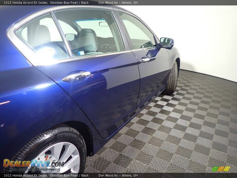 2013 Honda Accord EX Sedan Obsidian Blue Pearl / Black Photo #21