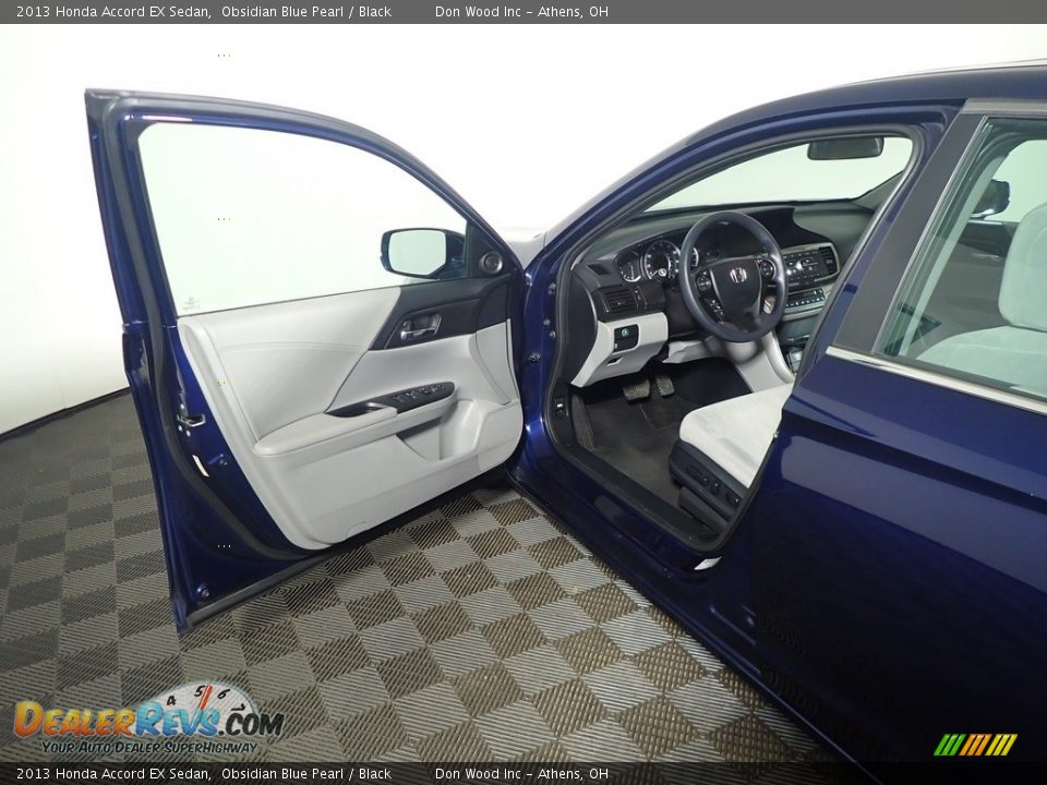 2013 Honda Accord EX Sedan Obsidian Blue Pearl / Black Photo #22