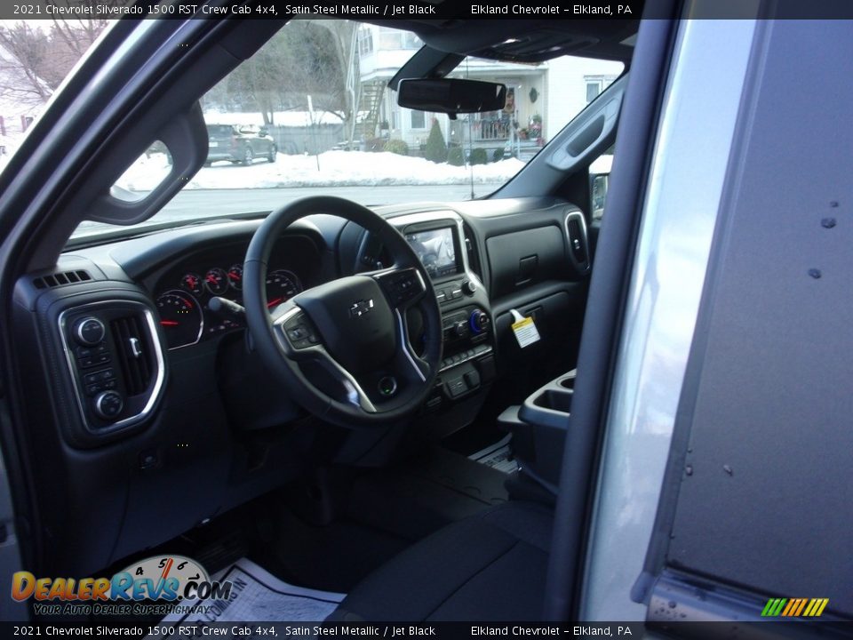 2021 Chevrolet Silverado 1500 RST Crew Cab 4x4 Satin Steel Metallic / Jet Black Photo #13