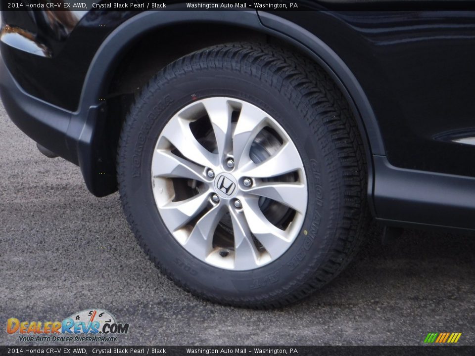 2014 Honda CR-V EX AWD Crystal Black Pearl / Black Photo #7