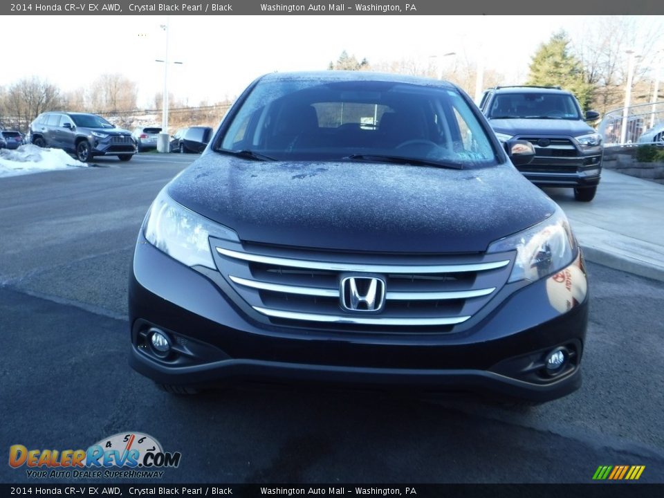 2014 Honda CR-V EX AWD Crystal Black Pearl / Black Photo #9