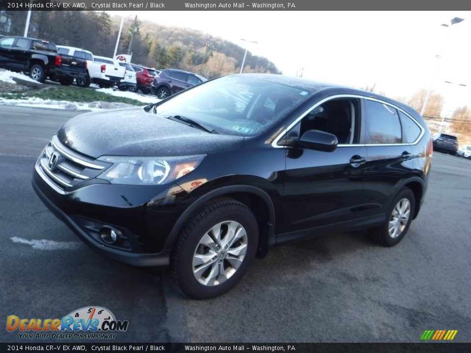 2014 Honda CR-V EX AWD Crystal Black Pearl / Black Photo #10