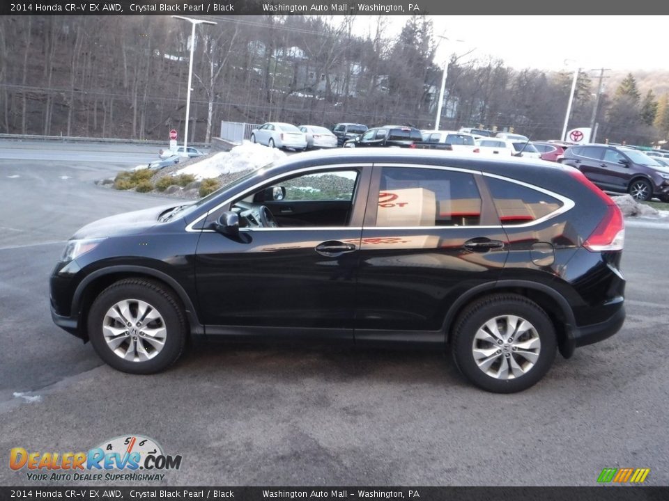 2014 Honda CR-V EX AWD Crystal Black Pearl / Black Photo #11