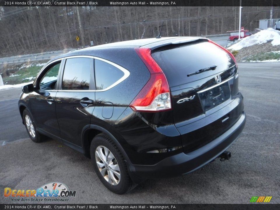 2014 Honda CR-V EX AWD Crystal Black Pearl / Black Photo #12