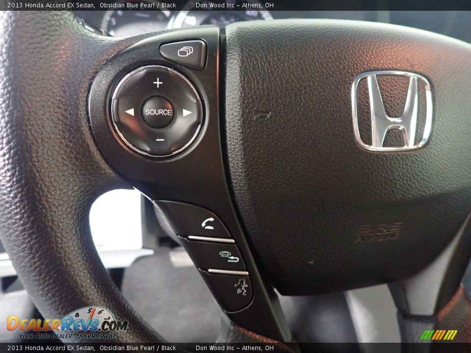 2013 Honda Accord EX Sedan Obsidian Blue Pearl / Black Photo #32