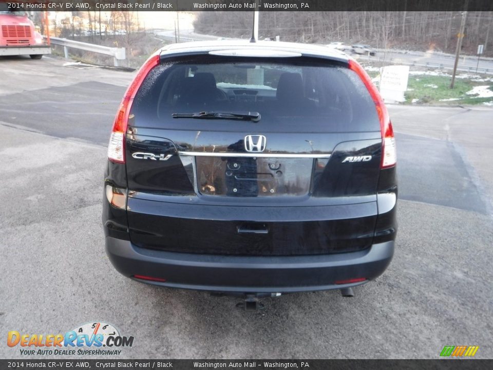 2014 Honda CR-V EX AWD Crystal Black Pearl / Black Photo #13