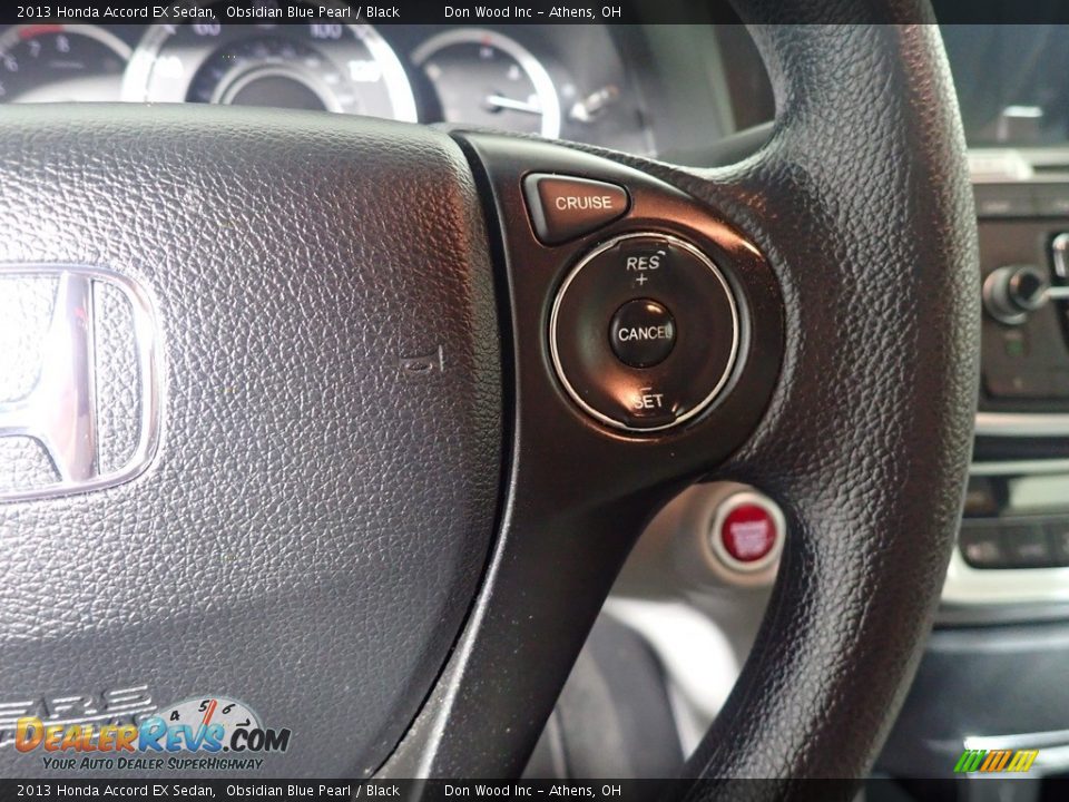 2013 Honda Accord EX Sedan Obsidian Blue Pearl / Black Photo #33