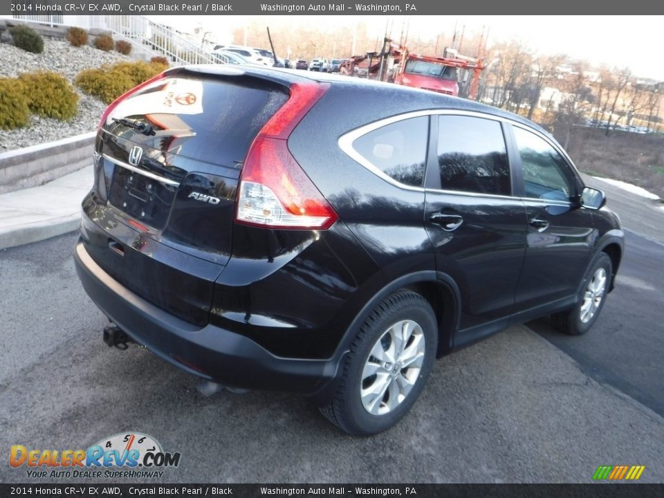 2014 Honda CR-V EX AWD Crystal Black Pearl / Black Photo #14