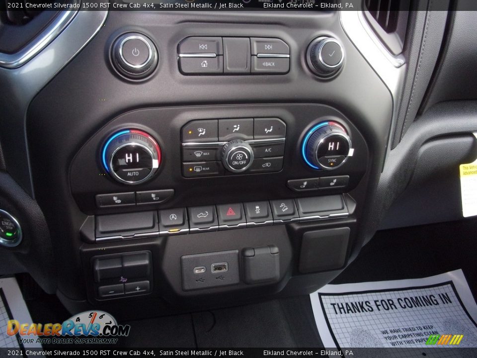 2021 Chevrolet Silverado 1500 RST Crew Cab 4x4 Satin Steel Metallic / Jet Black Photo #24
