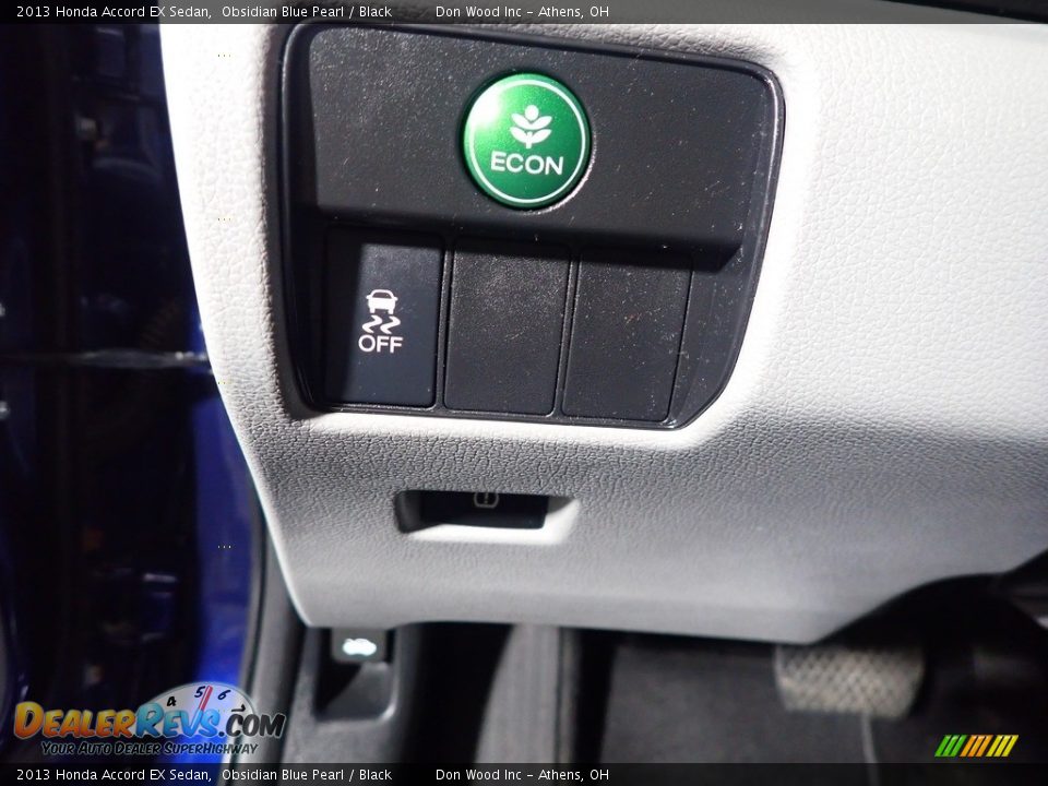 2013 Honda Accord EX Sedan Obsidian Blue Pearl / Black Photo #34