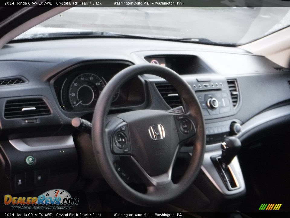 2014 Honda CR-V EX AWD Crystal Black Pearl / Black Photo #17