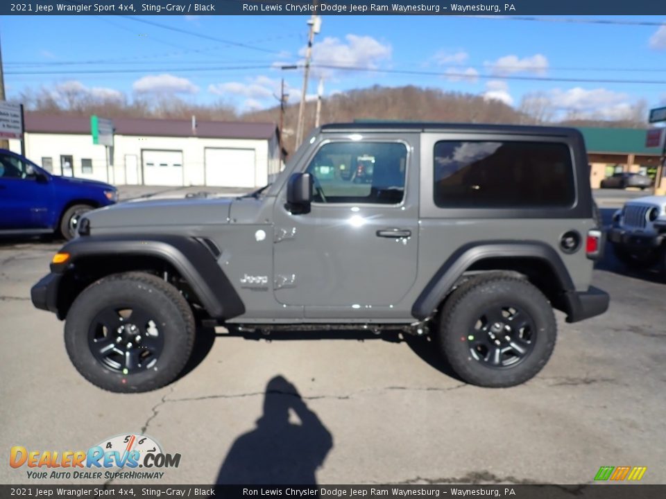 2021 Jeep Wrangler Sport 4x4 Sting-Gray / Black Photo #3