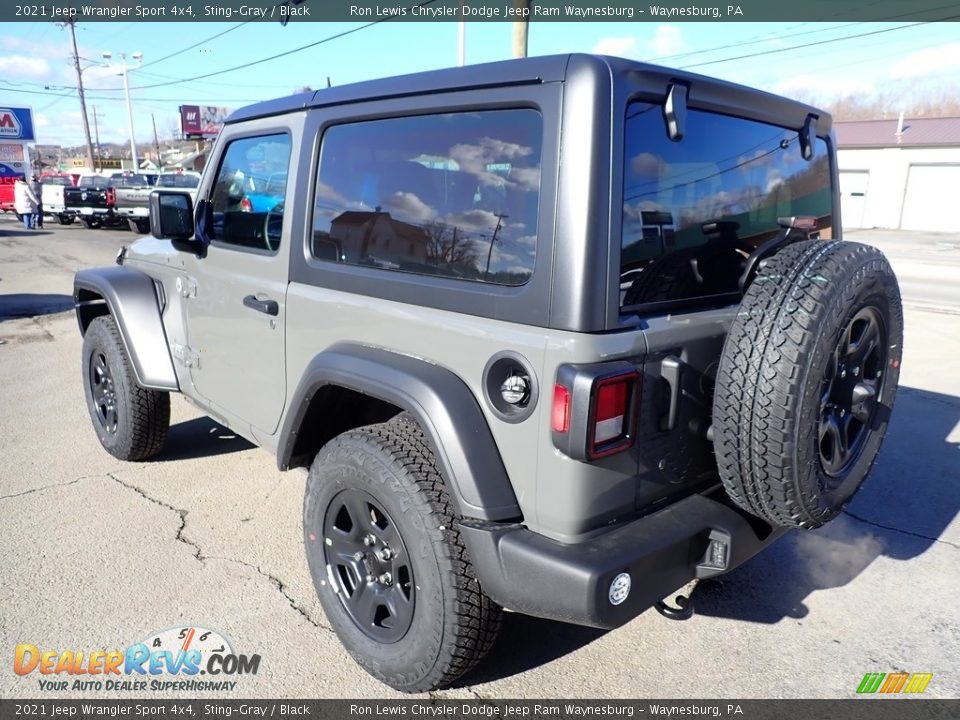 2021 Jeep Wrangler Sport 4x4 Sting-Gray / Black Photo #4