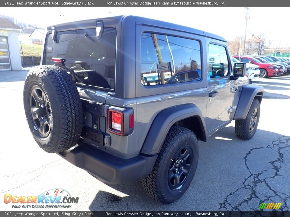 2021 Jeep Wrangler Sport 4x4 Sting-Gray / Black Photo #6