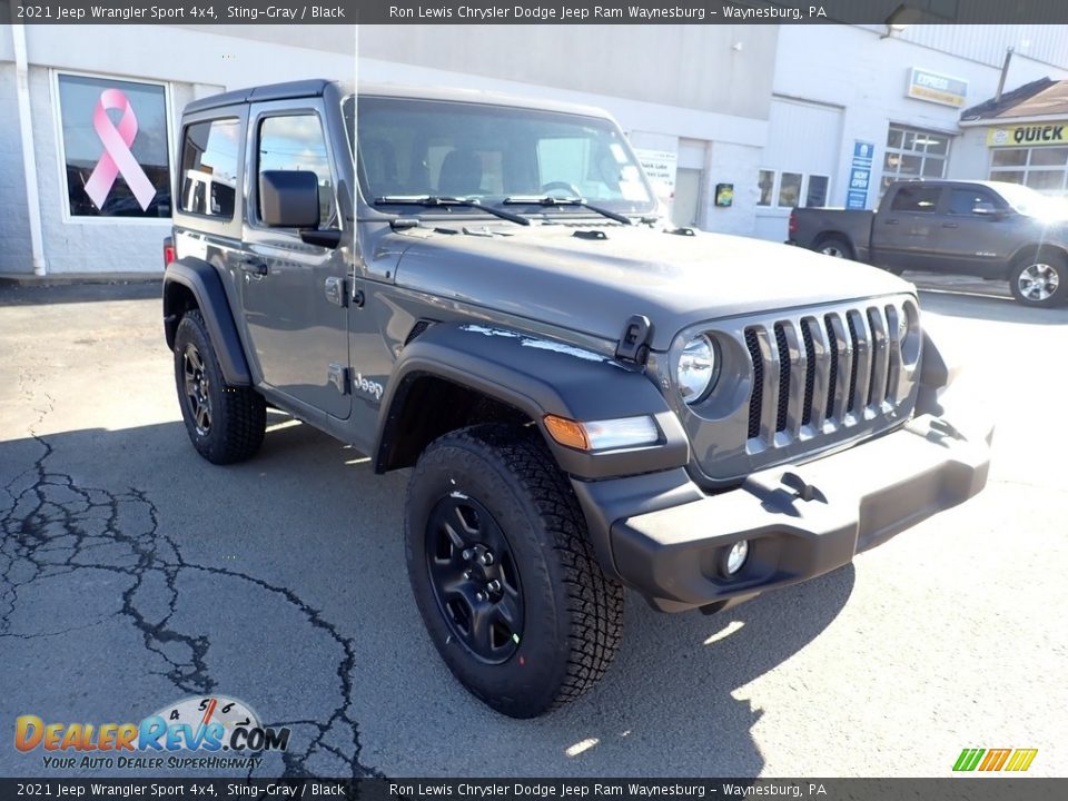 2021 Jeep Wrangler Sport 4x4 Sting-Gray / Black Photo #8