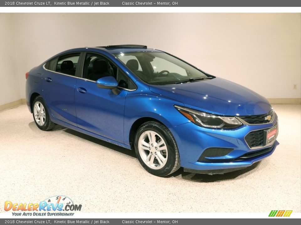 2018 Chevrolet Cruze LT Kinetic Blue Metallic / Jet Black Photo #1