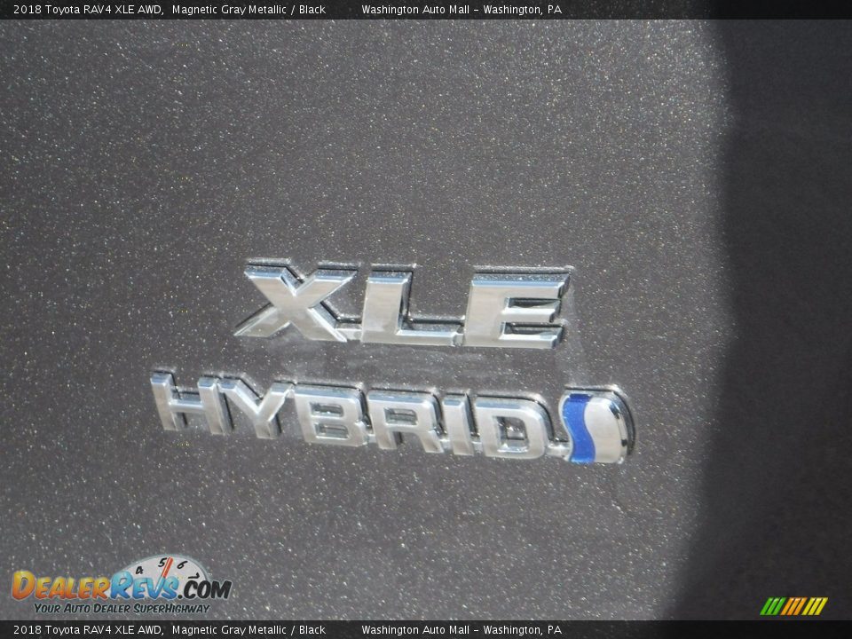 2018 Toyota RAV4 XLE AWD Magnetic Gray Metallic / Black Photo #10