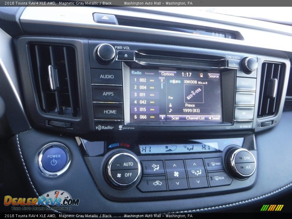 2018 Toyota RAV4 XLE AWD Magnetic Gray Metallic / Black Photo #14