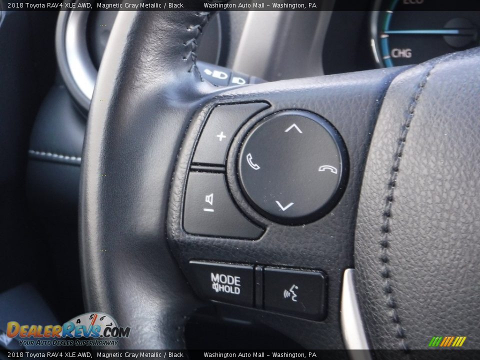 2018 Toyota RAV4 XLE AWD Magnetic Gray Metallic / Black Photo #17