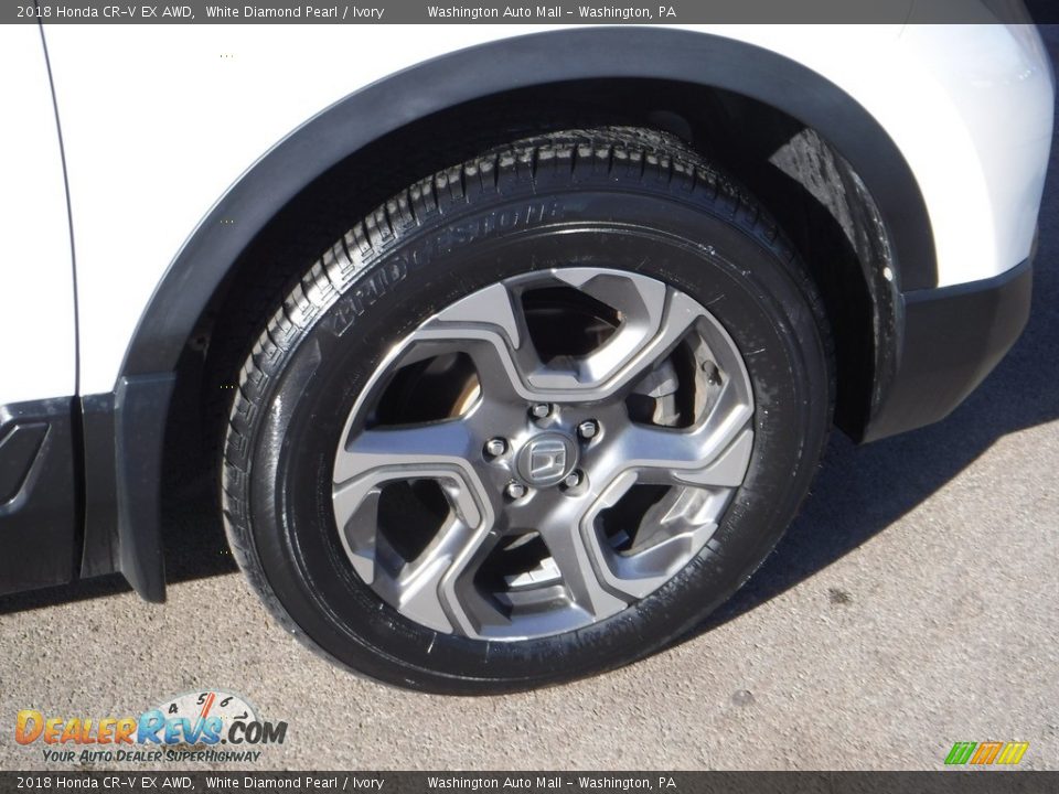 2018 Honda CR-V EX AWD White Diamond Pearl / Ivory Photo #4