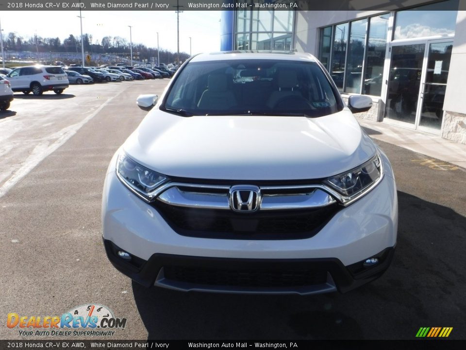 2018 Honda CR-V EX AWD White Diamond Pearl / Ivory Photo #5