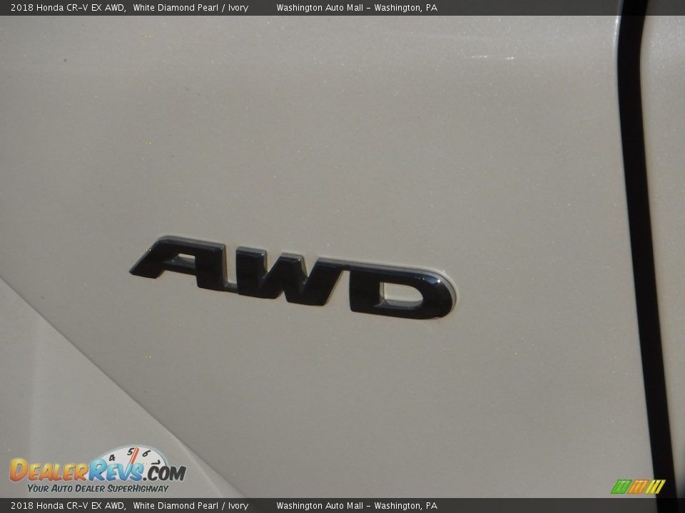 2018 Honda CR-V EX AWD White Diamond Pearl / Ivory Photo #10