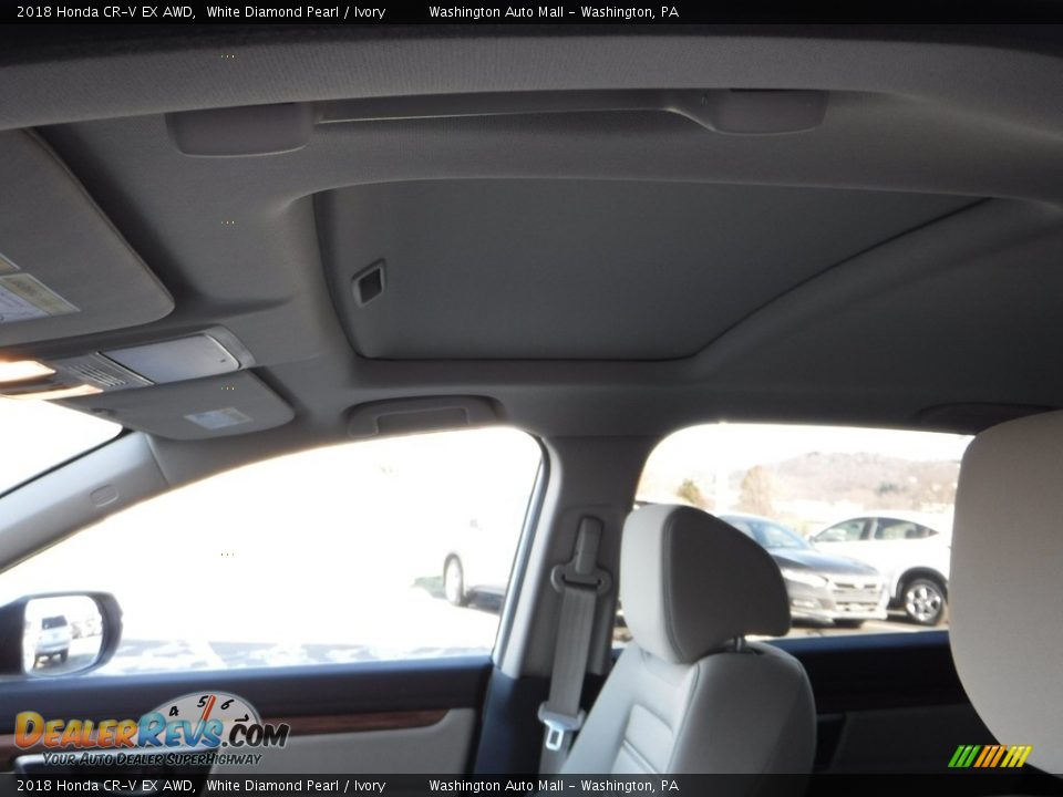 2018 Honda CR-V EX AWD White Diamond Pearl / Ivory Photo #11