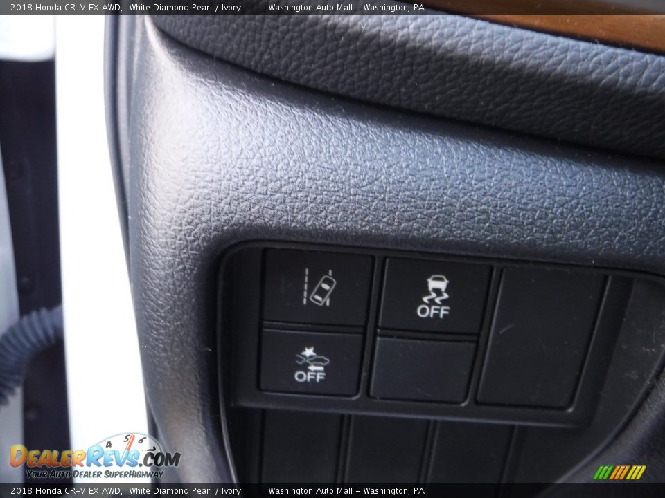 2018 Honda CR-V EX AWD White Diamond Pearl / Ivory Photo #14