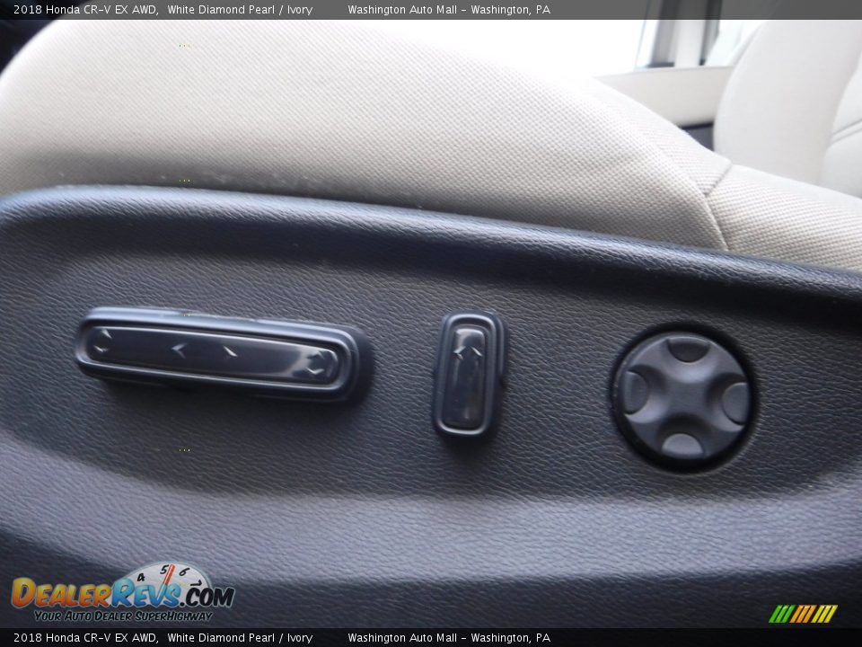 2018 Honda CR-V EX AWD White Diamond Pearl / Ivory Photo #16